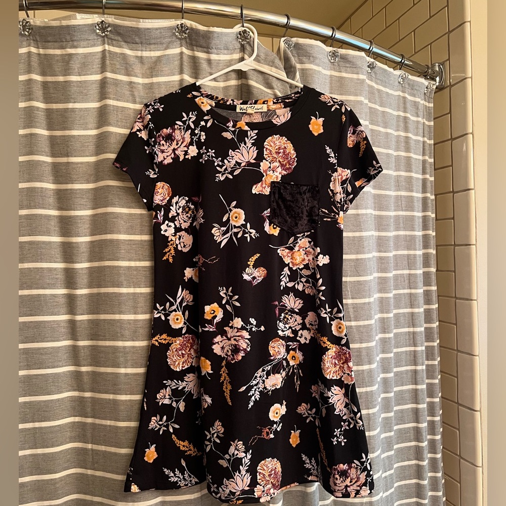 Wallflower Girls Floral Skater Dress